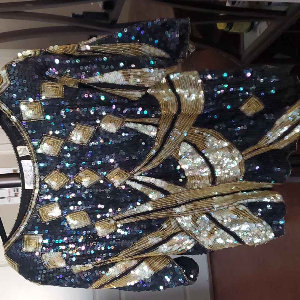 Dominique Sequined Top